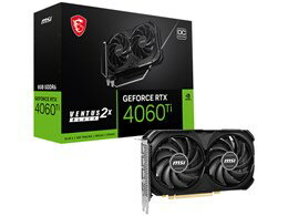 MSI グラフィックボード GeForce RTX 4060 Ti VENTUS 2X BLACK 8G OC