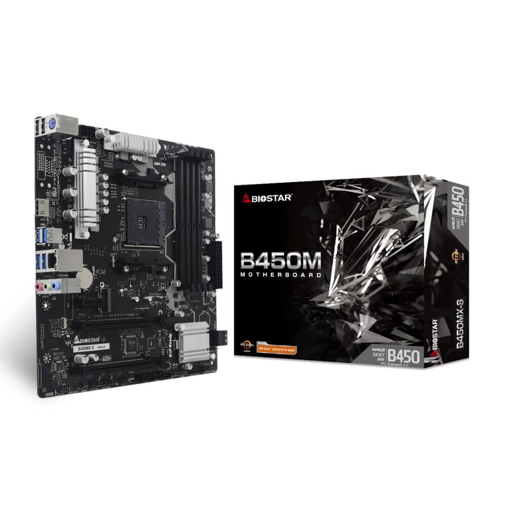新品 BIOSTAR B450MH マザーボード Amazon | BIOSTAR AMD B450チップセット搭載 MicroATX