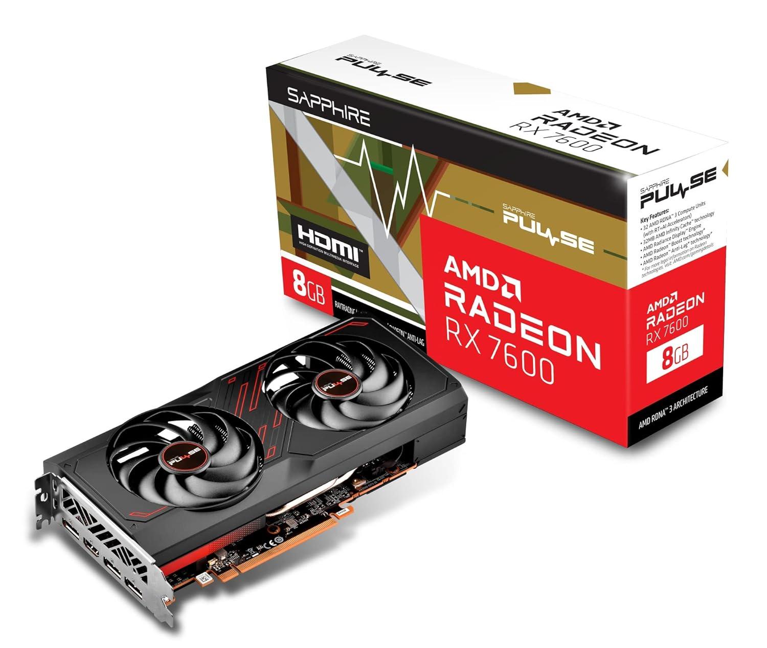 SAPPHIRE グラフィックボード SAPPHIRE PULSE Radeon RX 7600 GAMING 8GB GDDR6