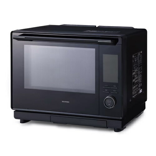 アイリスオーヤマ スチームオーブンレンジ 30L MS-F3002-B コンベクションスチームオーブンレンジ ブラック MS-F3002-B