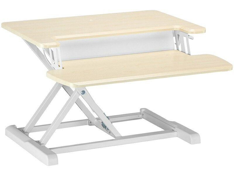 ディーエムエムドットメイク｜DMM.make 卓上昇降デスク W650xH435xD615mm デュアルタイプ メープル DKS-LDD650G2M