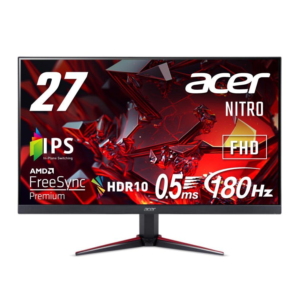 美品 Acer 144Hz ゲーミングモニター VG240YPbmiipx Acer NITRO