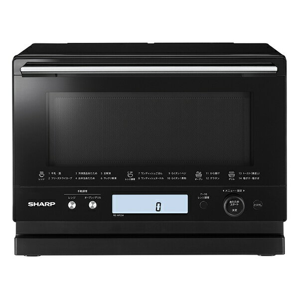 SHARP オーブンレンジ 加熱水蒸気レンジ 黒 RE-SS8D-B Amazon | シャープ スチームオーブンレンジ 23L ブラック RE