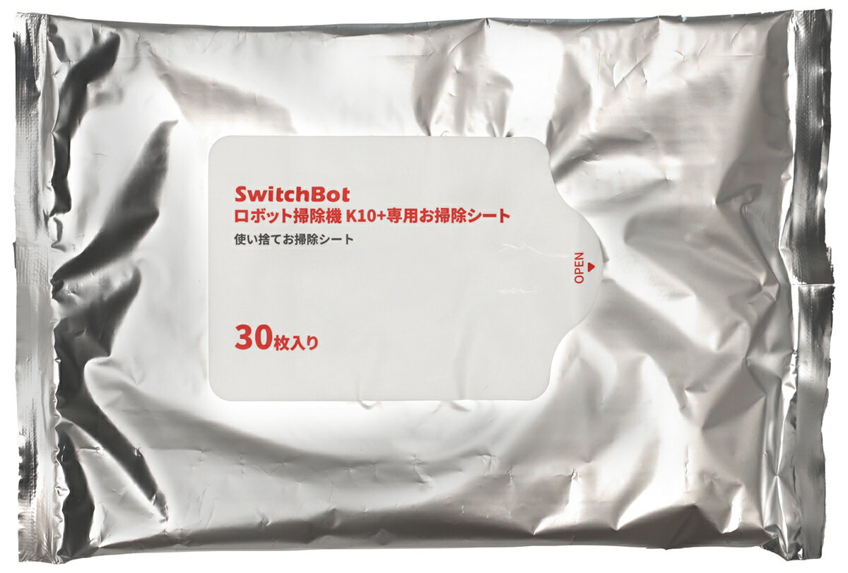 SwitchBot ロボット掃除機K10+Pro Combo/K11+ 掃除シート×4パック W3011020-MPK