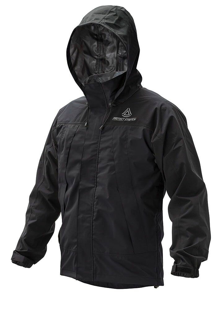 喜多 プロテクトストレッチレインウェア ブラック LL 4WAY・透湿 KITA No2930-BK-LL 返品種別B