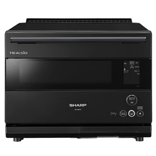 シャープ　電子レンジ　ax-n1b-b ☆SHARP / シャープ ヘルシオ AX-N1B-B [マットブラック] 【電子