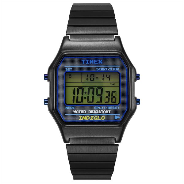 TIMEX｜タイメックス パックマン クラシックデジタル PAC MAN Classic Digital 1年保証 ブラック TW2V94200