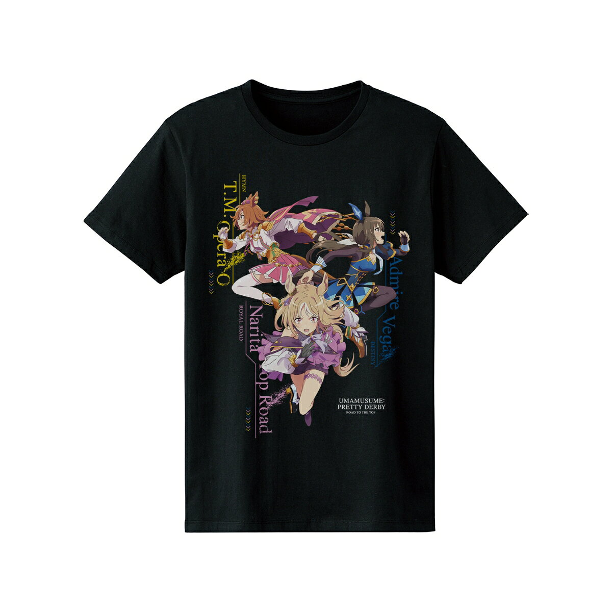 ウマ娘 プリティーダービー ROAD TO THE TOP ティザービジュアル Tシャツ レディース S アルマビアンカ