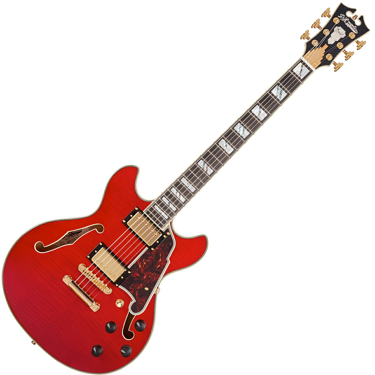 D’Angelico エクセル ギター Mini DC Trans Cherry