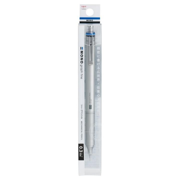 トンボ鉛筆｜Tombow シャープペンシル シャーペン MONO graph fine モノグラフファイン シルバー DPA-111A 0.3mm