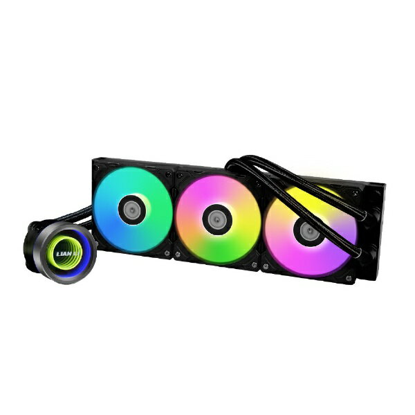 LIANLI｜リアンリ 水冷CPUクーラー 120mmファンx3 LGA1700/1200/115x・AM5/AM4 Galahad II Trinity 360 ブラック LL-GA2-360-BK