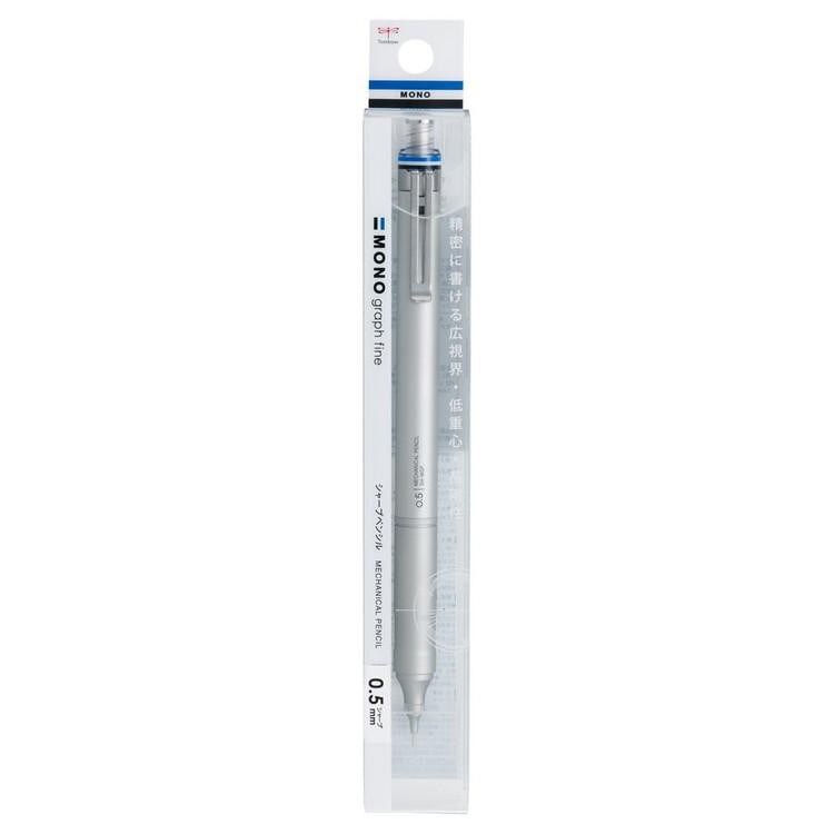トンボ鉛筆｜Tombow シャープペンシル シャーペン MONO graph fine モノグラフファイン シルバー DPA-112A 0.5mm