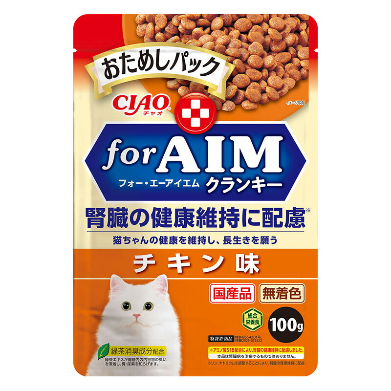 いなば forAIMクランキーおためしパック チキン味 100g