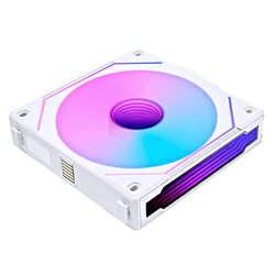 LIANLI ケースファン 120mm /2100RPM UNIFAN SL-INFINITY REVERSE BLADE ホワイト UF-RS-SLIN120-1W