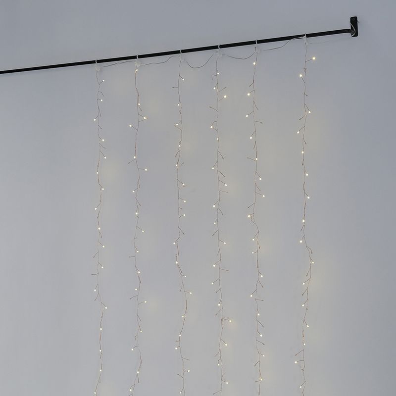 志成販売/部屋を彩る 枝のLEDデコレーションライト カーテン L シルバー/108051SL 07 店舗ディスプレイ・店内装飾 クリスマスディスプレイ イルミネーションライト LED ライト 電飾 装飾 ディスプレイ 店舗装飾 業務用 屋外 屋内 イベント