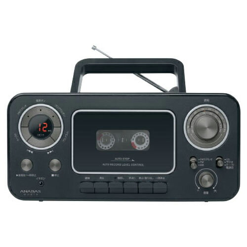 楽天市場】オーム電機 AudioComm AM／FM ラジオカセットレコーダー CAS