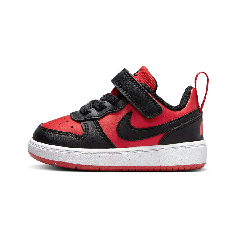NIKE ナイキ COURT BOROUGH LOW RECRAFT PS 14.0cm 600 ユニバーシティレッド/ブラック/ホワイト DV5458600