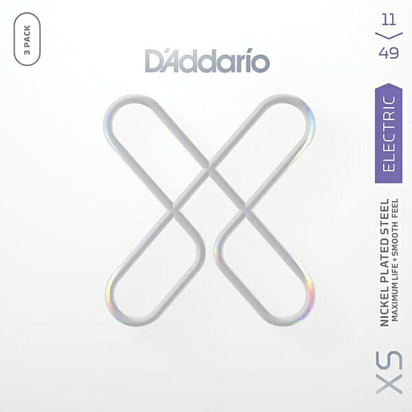 D’Addario｜ダダリオ ギター用コーティング弦 Medium 011-049 XSE1149-3P
