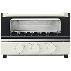 ORIGINAL BASIC 〔展示品〕 扉が外せるスチームオーブントースター OB-T133BK-WH