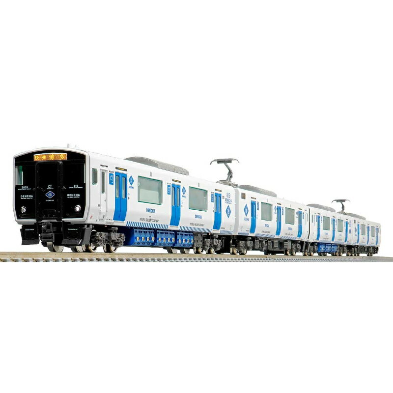 グリーンマックス　JR九州BEC819系(DENCHA) 4両編成セット グリーンマックス】BEC819系〈DENCHA〉2024年2月発売 | モケイテツ