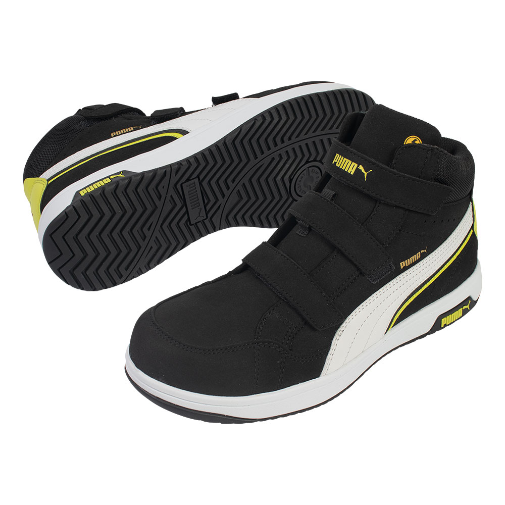 プーマ PUMA 安全靴 AIRTWIST 2.0 BLACK MID H&L　24.5 #63.203.0 [1871-8112062]