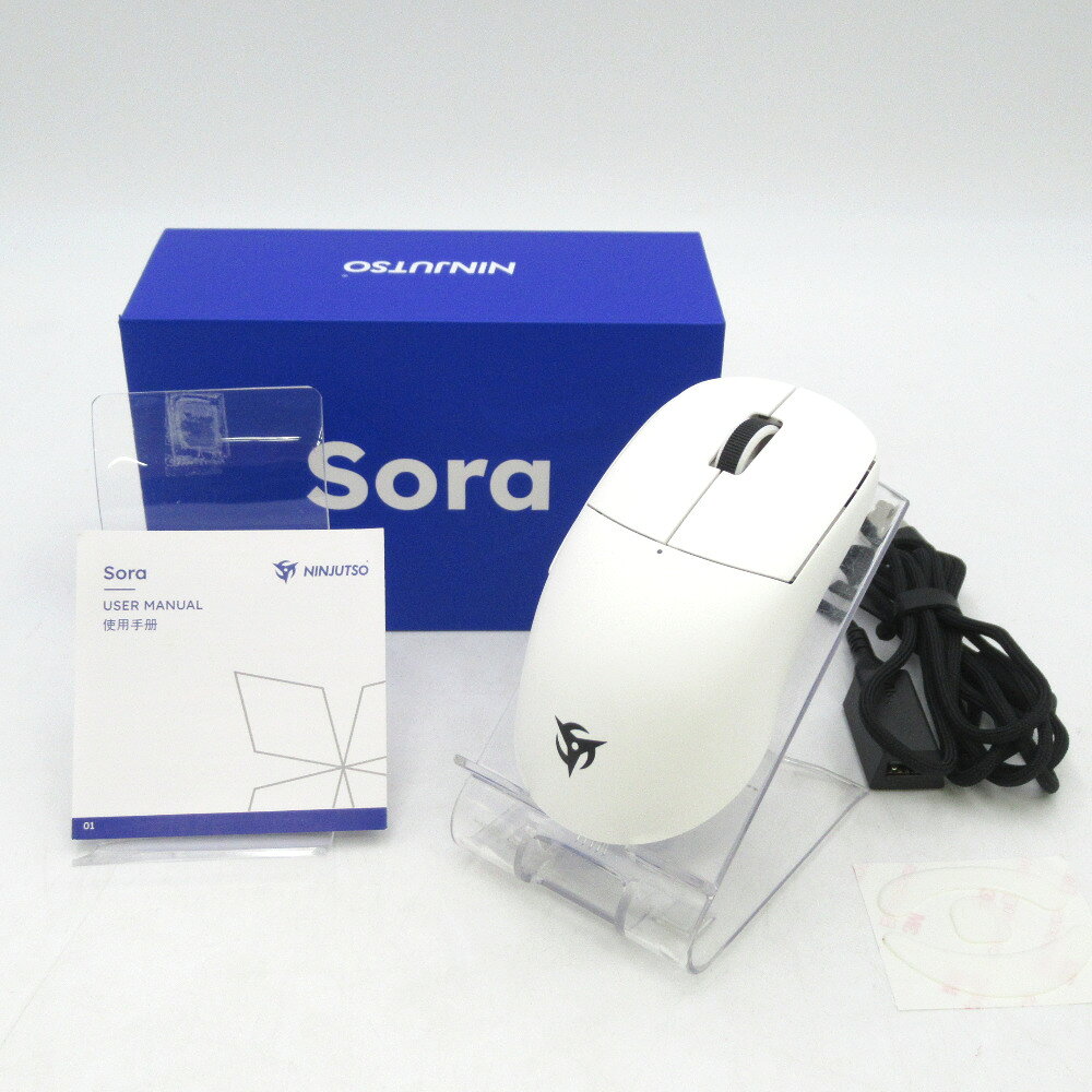 楽天市場】Ninjutso Sora V2 Wireless Gaming Mouse White NJ-SORA-V2