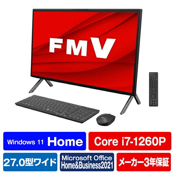 楽天市場】富士通 FMVF93C3BZ 富士通 27型 デスクトップパソコン FMV