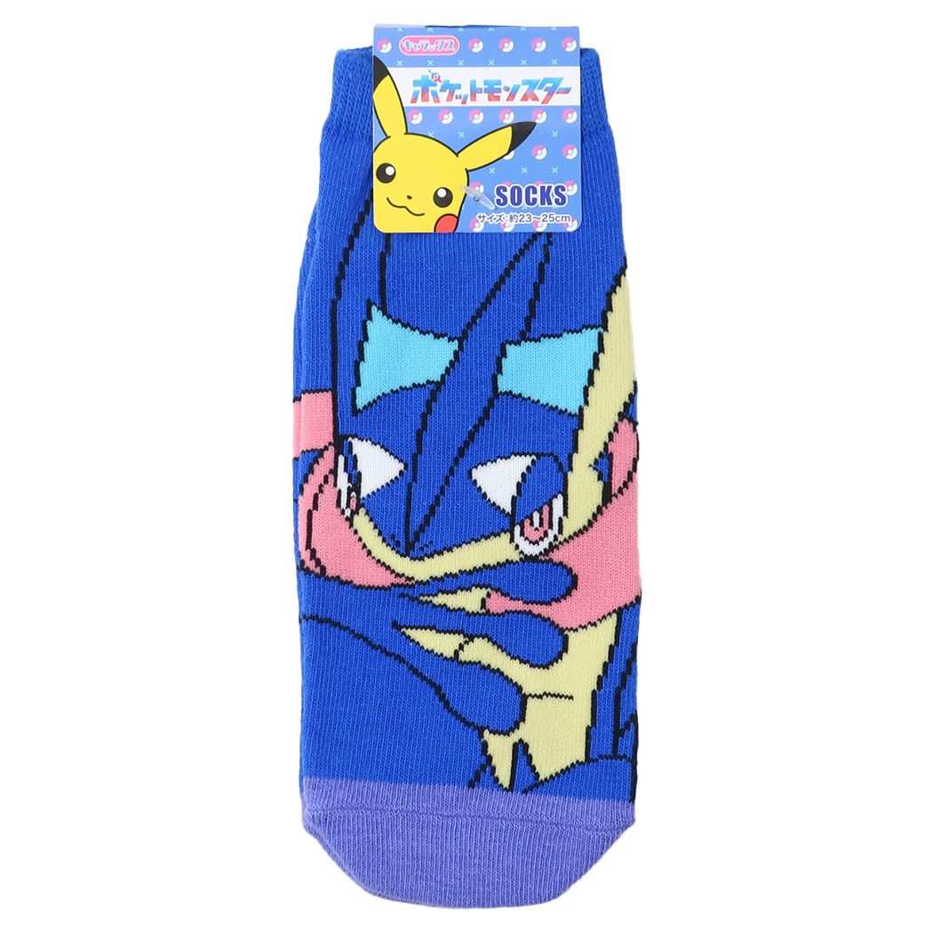 レディースソックス 女性用靴下 ポケットモンスター ゲッコウガ バトル ポケモン スモールプラネット キャラックス 大人向け
