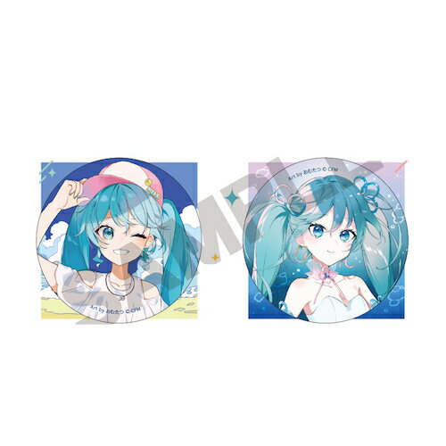 初音ミク缶バッジ2個 マリン 118727