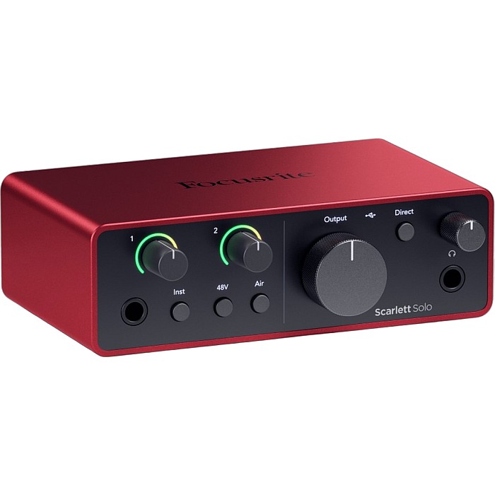 Focusrite オーディオ インターフェイス Scarlett Solo 4th Gen フォーカスライト DTM