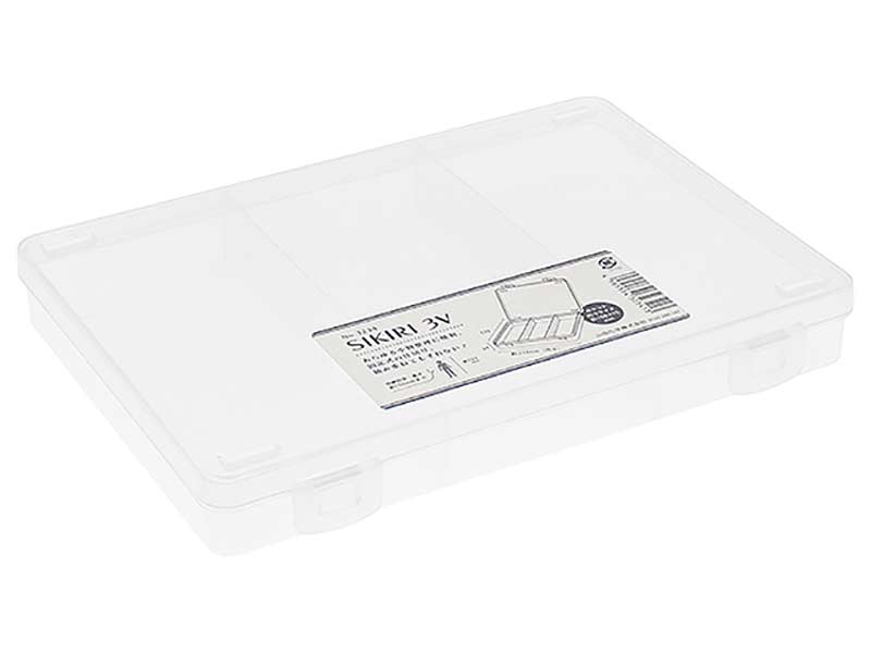 楽天市場】山田化学 仕切りケース SIKIRI 3V 17×23.3×高さ3.4cm | 価格