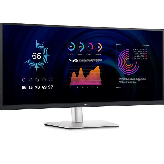 DELL 34インチ曲面USB-Cハブ モニター P3424WE