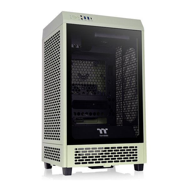 Thermaltake ミニタワーPCケース The Tower 200 Matcha Green