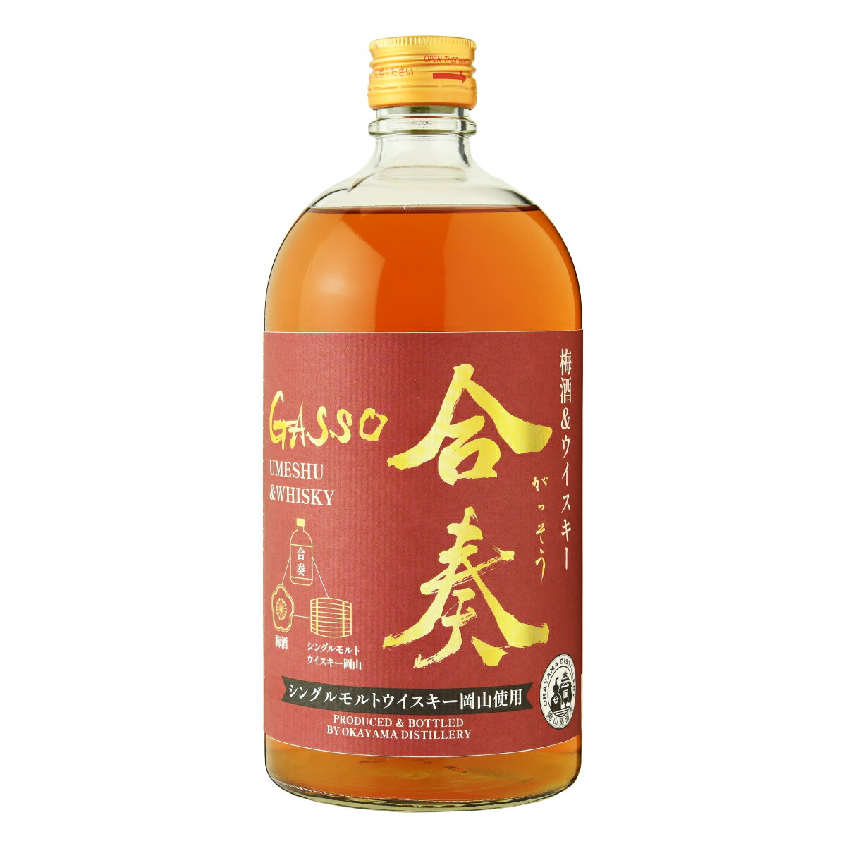 岡山蒸溜所 梅酒&ウイスキー 合奏 720ml