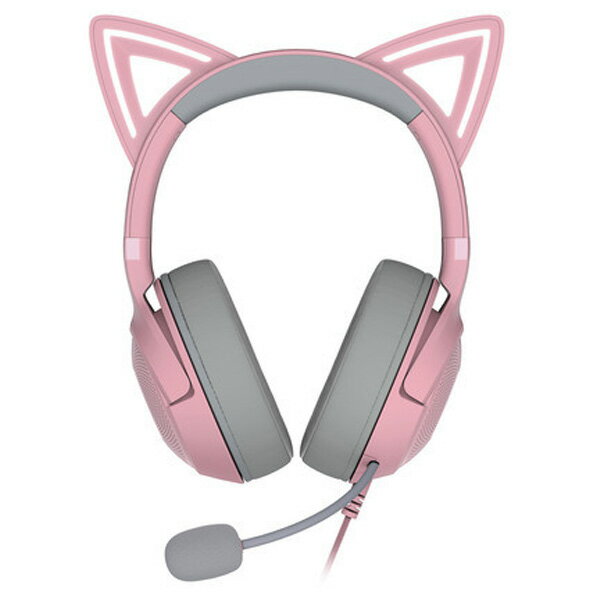 Razer ゲーミングヘッドセット Kraken Kitty V2 Quartz Pink
