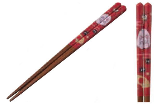 千と千尋の神隠し　塗り箸２１ｃｍ　坊・湯バード