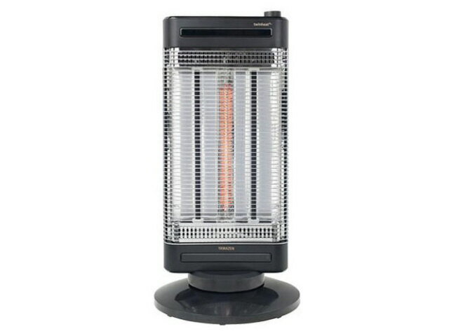 YAMAZEN 電気ストーブ ツインヒートプラスネオ EBC-WK121E2-W max