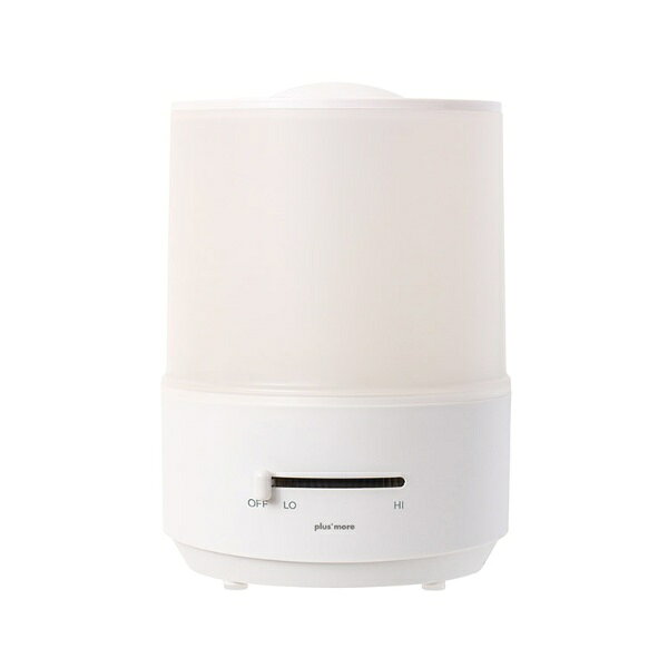plus+more 超音波式アロマ加湿器 PBAHF002-WH