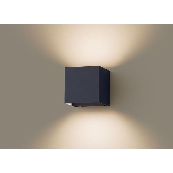 パナソニック LEDブラケット60形電球色 LGW81513KLE1 LED照明 ブラケットライト 高演色 電球色 オフブラック スタイリッシュ モダン 省エネ 長寿命 調光不可