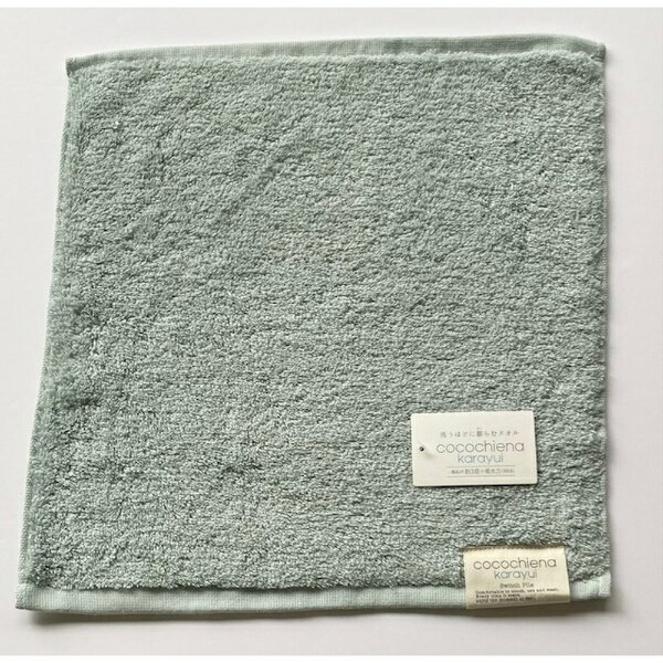 日繊商工｜Nissen Shoko cocochiena karayui ココチエナ カラユイ ウォッシュタオル ブルーグリーン
