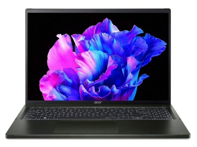 Acer｜エイサー 16.0型ノートパソコン Swift Edge Ryzen5/ メモリ 16GB/ 512GB SSD/OLED オリビンブラック SFE16-43-A56YJ/K