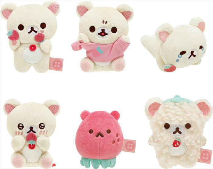 コリラックマ　てのりぬいぐるみ　いちごないちにち 楽天市場】サンエツクス てのりぬいぐるみ（アソート）（コリラックマ