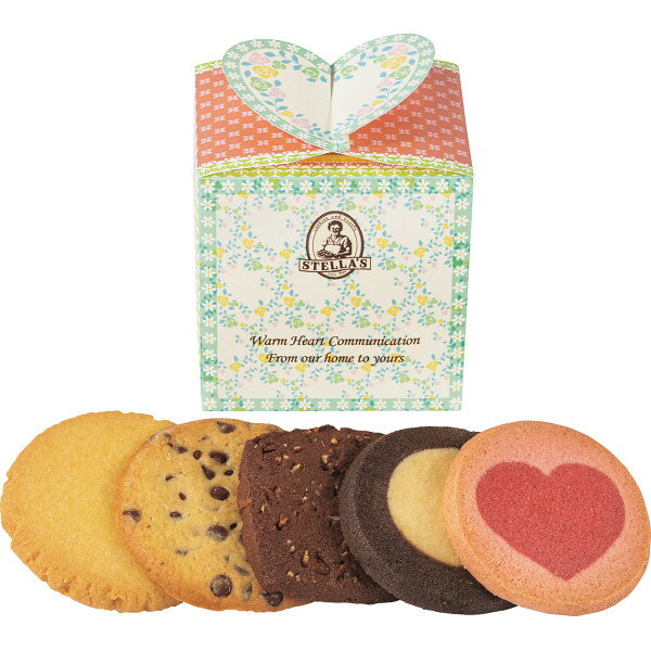 ステラおばさんのクッキー ステラフラワーキューブ 5枚