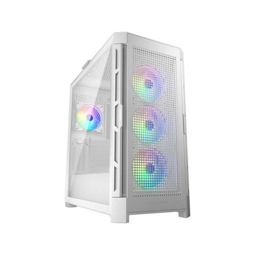 COUGAR｜クーガー ミドルタワーPCケース DUOFACE PRO RGB ホワイト CGR-5AD1W-RGB