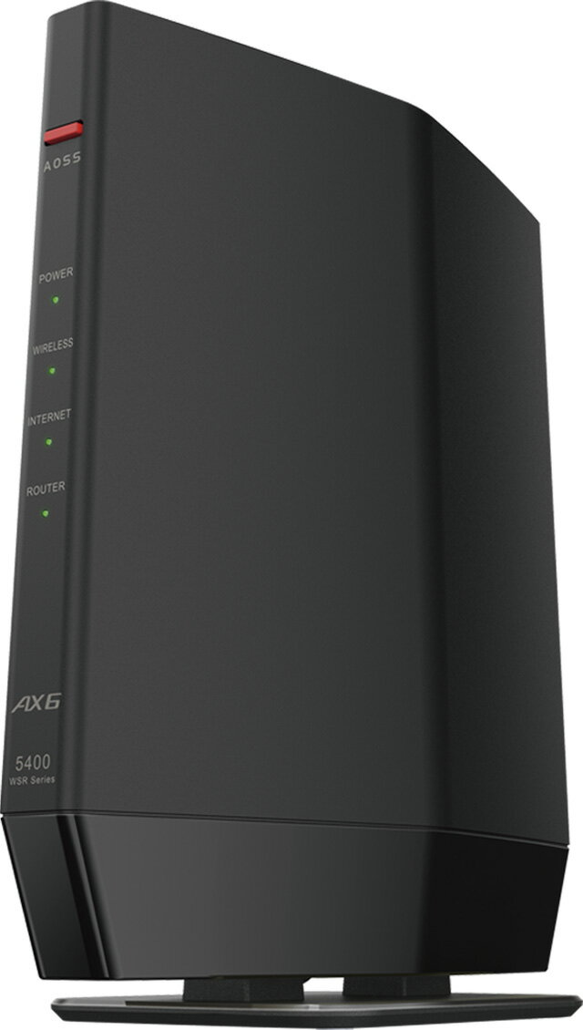 【美品】BUFFALO WSR-5400AX6P-BK Wi-Fi 6ルーター WSR-5400AX6P-BK : Wi-Fiルーター : AirStation | バッファロー