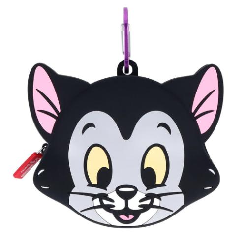 ディズニー　カラビナ付シリコンポーチ　フィガロ