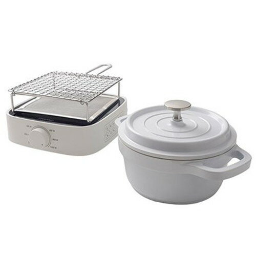 楽天市場】ラドンナ ラドンナ 卓上電気こんろ TOFFY ホワイト K-SV1-AW