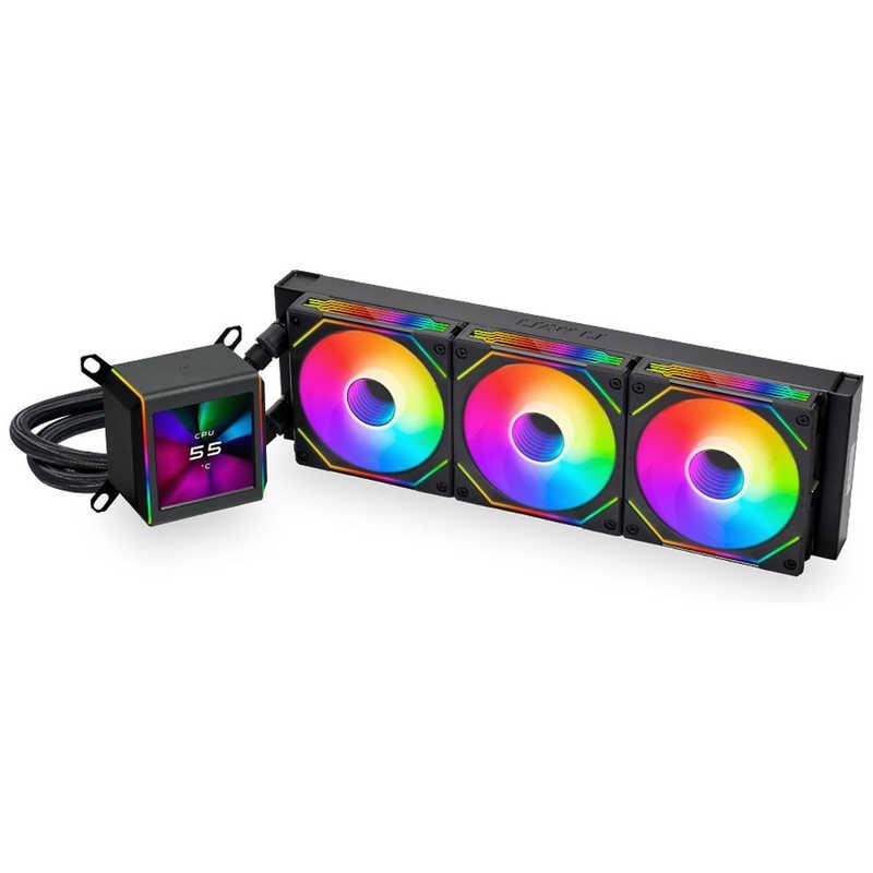 LIANLI｜リアンリ 水冷CPUクーラー 120mmファンx3 LGA1700/1200 /115x・AM5/AM4 Galahad II LCD 360 SL-INF ブラック LL-GA2-LCD-360-SLINF-BK