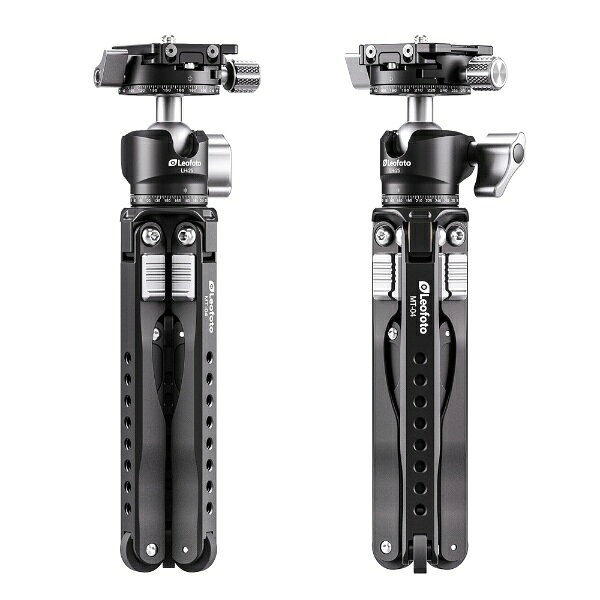 Leofoto (レオフォト) MT-04+LH-25R 人気の堅牢ポケット三脚・自由雲台セット /ミラーレス・一眼レフ用 コンパクト 三脚
