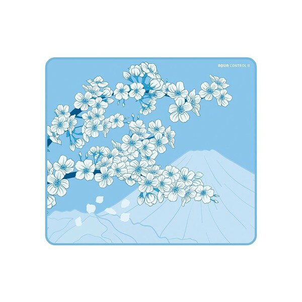 X-raypad｜エックスレイパッド ゲーミングマウスパッド 500x500x4mm Aqua Control II XLSサイズ Sakura Blue xr-aqua-control2-sakura-blue-xls